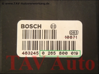 ABS Hydraulikblock 51739028 Bosch 0265222040 0265800019 Alfa Romeo 147
