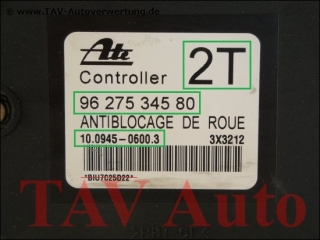 ABS Hydraulik-Aggregat 9623962480 9627534580 Ate 10.0203-0060.4 10.0945-0600.3 Citroen Peugeot