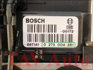 ABS Hydraulikblock 9632166980 Bosch 0265216640 0273004351 Peugeot 406
