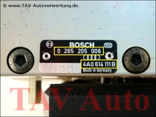 ABS Hydraulik-Aggregat Audi 4A0614111B Bosch 0265205006 4A0614111E