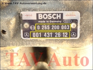 ABS Hydraulikblock Bosch 0265200003 Mercedes-Benz A 0014312612