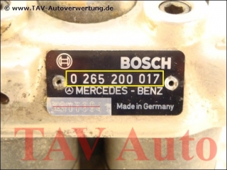 ABS Hydraulikblock Bosch 0265200017 Mercedes-Benz A 0014316812