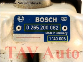 ABS Hydraulikblock Bosch 0265200062 1140005 34511140005 BMW 5 E34