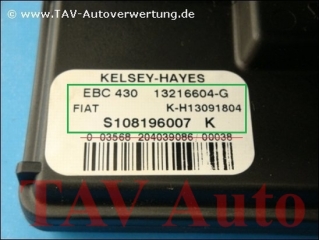 ABS Hydraulikblock Fiat 46558579 13091804-G 13216604-G K-H13091804 S108196007-K