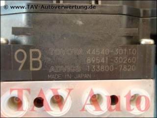 ABS Hydraulik-Aggregat Lexus GS Toyota 44540-30110 89541-30260 Advics 133800-7820