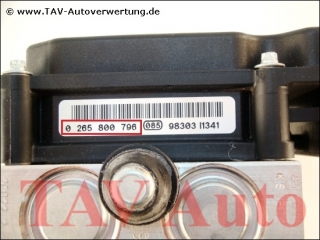 ABS Hydraulic unit Opel 13-282-282 FE Bosch 0-265-232-288 0-265-800-796 Corsa-D