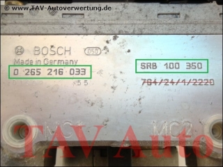 ABS Hydraulikblock SRB100350 Bosch 0265216033 0273004138 Rover 200 400 800