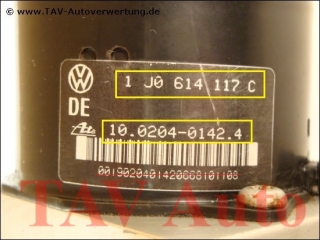 ABS Hydraulic unit VW 1J0-614-117-C 1J0-907-379-G Ate 10020401424 10094903463