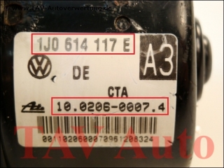 ABS Hydraulic unit VW 1J0-614-117-E 1C0-907-379-J Ate 10020600074 10096003153