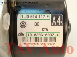 ABS Hydraulikblock VW 1J0614117F 1C0907379J Ate 10.0206-0037.4 10.0960-0315.3