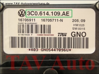 ABS Hydraulic unit VW 3C0-614-109-AE 3C0.614.109.AE 16705911 16705711N S118676029-F
