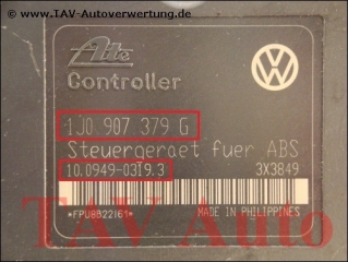 ABS Hydraulikblock VW 6N0614117E 1J0907379G Ate 10.0204-0182.4 10.0949-0319.3