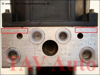 ABS Hydraulic unit VW 6Q0-614-117-B 6Q0-907-379 Bosch 0-265-222-006 0-265-800-003