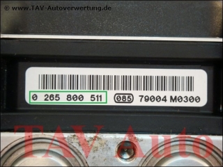 ABS Hydraulic unit VW 6Q0-614-117-S 6Q0-907-379-AF 0002 H05 Bosch 0-265-231-712 0-265-800-511