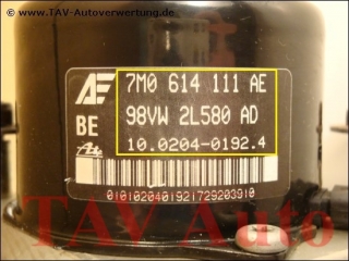 ABS Hydraulic unit VW 7M0-614-111-AE 1J0-907-379-G Ford 98VW-2L580-AD Ate 10020401924 10094903103
