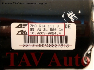 ABS Hydraulik-Aggregat VW 7M0614111B 7M0907379 Ford 95VW2L580CA Ate 10.0203-0024.4 10.0457-0813.3 10.0945-0301.3