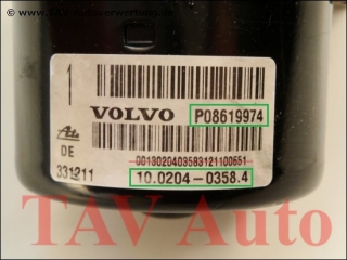 ABS Hydraulic unit Volvo P0-8619974 8619968 Ate 10020403584 10092504023 5WK8-4000