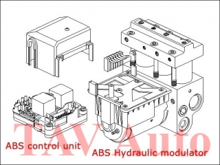ABS Hydraulic unit Bosch 0-265-208-047 57B0XAAY1 7701-035-226 7701-204-973 Renault Clio