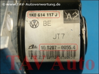 ABS/MABS Hydraulic unit VW 1K0-614-117-J 1K0-907-379-P Ate 10020700554 10097003153
