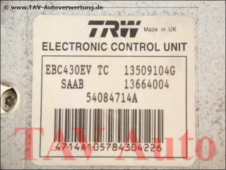 ABS/TC Hydraulic unit GM 12801328 TRW 13664004 13509104-G 54084714-A Saab 9-3