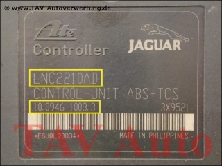 ABS/TCS Hydraulikblock Jaguar MNC5920AC LNC2210AD Ate 10.0204-0104.4 10.0946-1003.3
