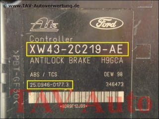 ABS/TCS Hydraulikblock Jaguar XW43-2C333-AG XW43-2C219-AE Ate 25.0204-0600.4 25.0946-0177.3