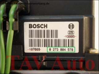 ABS/TCS Hydraulic unit Saab 52-31-204 Bosch 0-265-220-625 0-273-004-578