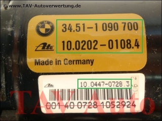 ASC+T Hydroaggregat BMW 34.51-1090700 Ate 10.0202-0108.4 10.0447-0728.3 10.0501-0290.3