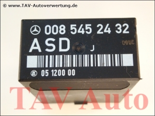 ASD Control unit Mercedes-Benz A 008-545-24-32 LK 05-1200-00 Relay