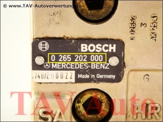 ASR Hydraulic unit Bosch 0-265-202-000 A 002-431-00-12 Mercedes W126