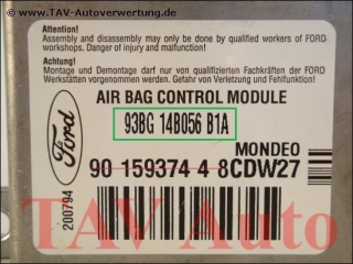 Airbag Steuergeraet 93BG-14B056-B1A CDW27 7085573 Ford Mondeo
