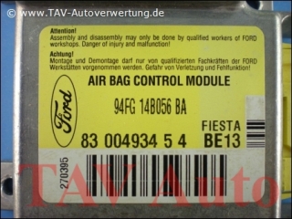 Airbag Steuergeraet 94FG-14B056-BA BE13 7327433 Ford Fiesta Courier