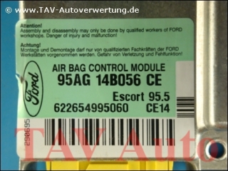 Airbag Steuergeraet 95AG-14B056-CE CE14 1044793 Ford Escort 95.5