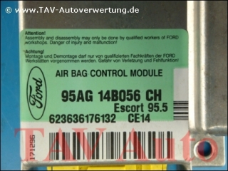 Airbag Steuergeraet 95AG-14B056-CH CE14 1044793 Ford Escort 95.5 Express