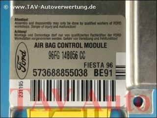 Air Bag control module 96FG14B056CC BE91 96FG14K152CF Ford Fiesta 96