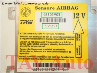 Air Bag control unit 46805905 TRW 331251 Fiat Punto 188