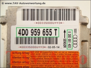 Airbag Steuergeraet Audi 4D0959655T Bosch 0285001405