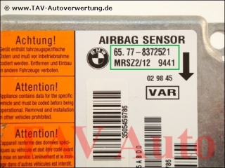 Air Bag control unit BMW 65778372521 Temic MRSZ2/12 9441 VAR Sensor