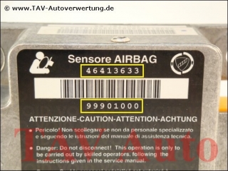 Airbag Steuergeraet Fiat 46413633 99901000 Brava Bravo 0046413633