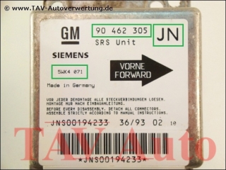 Airbag Steuergeraet GM 90462305 JN Siemens 5WK4071 Opel Calibra 90486933