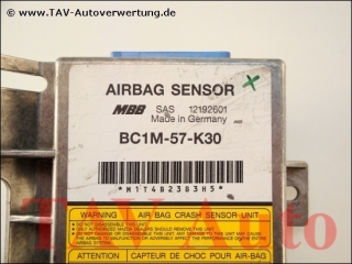 Airbag Steuergeraet Mazda BC1M57K30 MBB SAS 12192601