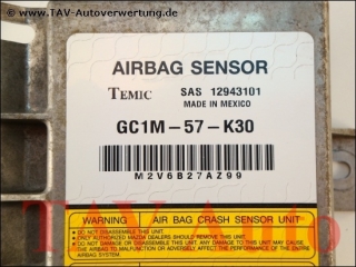 Airbag Steuergeraet Mazda GC1M-57-K30 Temic SAS 12943101 626 (GE)