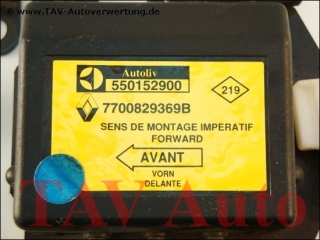 Air Bag control unit Renault 7700-829-369-B Autoliv 550-15-29-00
