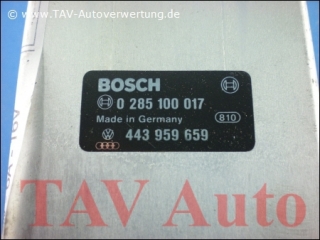 Energiereserve Airbag Steuergeraet Audi 443959659 Bosch 0285100017