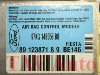 Airbag Steuergeraet 97KG-14B056-BB Fiesta BE146 1030106 Ford KA