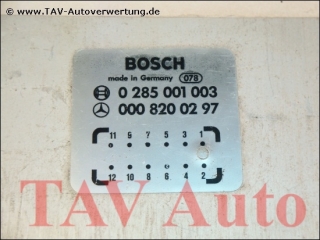 Airbag Spannungswandler Bosch 0285001003 Mercedes-Benz A 0008200297
