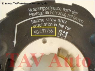 Air bag slip ring Opel GM 90-491-755 1-99-004 contact unit 0199004
