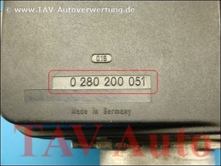 Luftmengenmesser Bosch 0280200051 7555128 Fiat Uno 1.3 Turbo i.e. 73-74kW