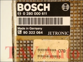 Air flow meter with control unit Bosch 0-280-200-603 0-280-000-611 90-322-064 Opel Corsa-A 1.6 GSI