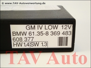 Basic Module 4 GM-IV-LOW BMW 61-35-8-369-483 608-377 HW-1.4 SW-1.3